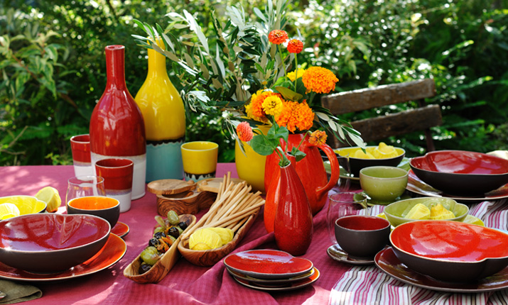 Jars nenuphar：美しい色合いのフランスの陶磁器