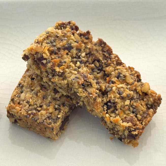 にんじんとナッツのアンチエイジングバー