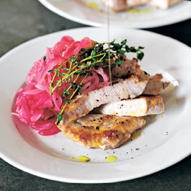 豚のソテー アグロドルチェ