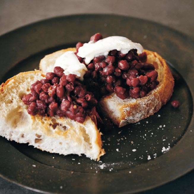 新豆の黒糖あずき