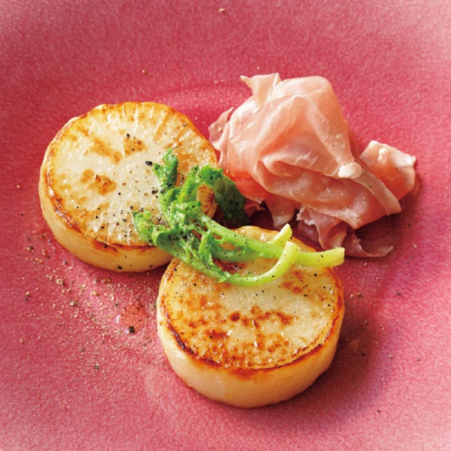 大根のエチュべ