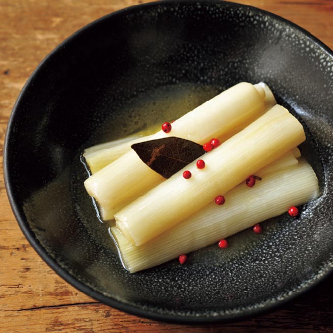 長ねぎのエチュべ